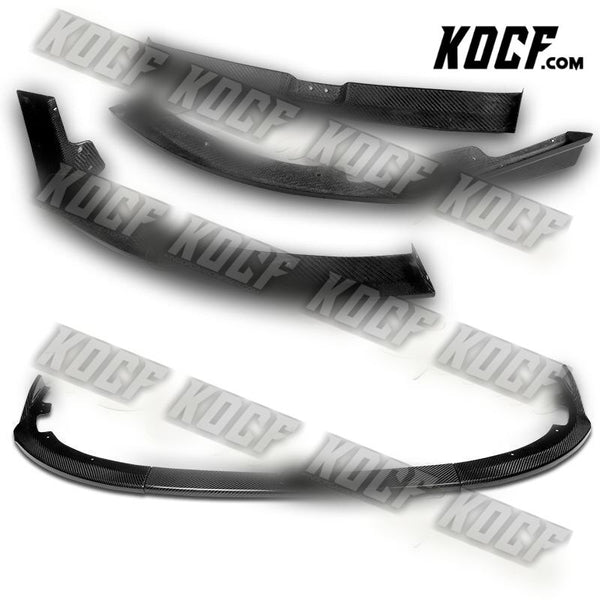 For 2008-2010 Subaru Impreza WRX STi CS2-Style Real Carbon Front Bumper Body Lip - KOCF.com - Car Parts