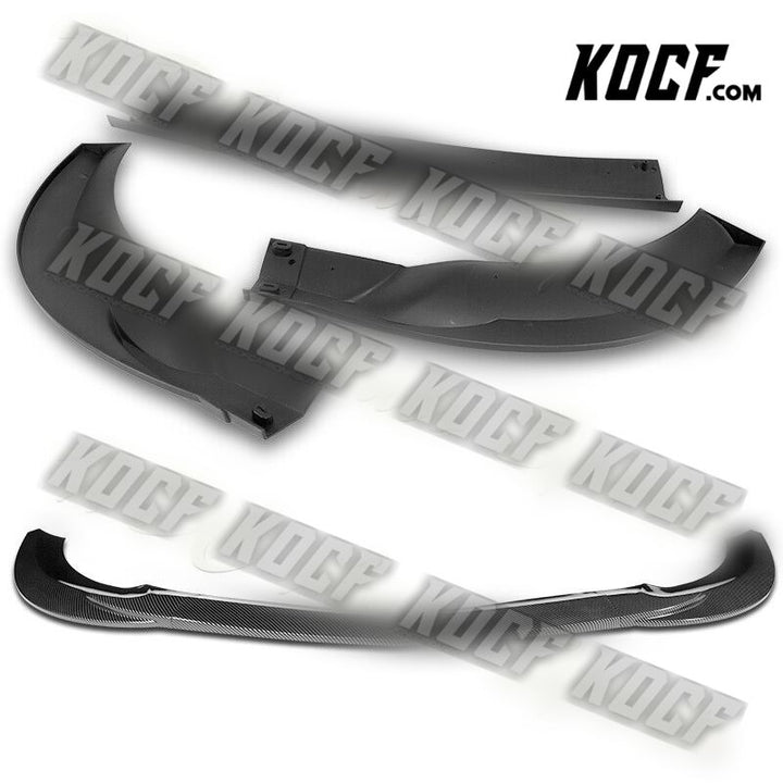 For 2008-2011 Mercedes C-Class Sport W204 Carbon Look Front Bumper Spoiler Lip - KOCF.com - Car Parts