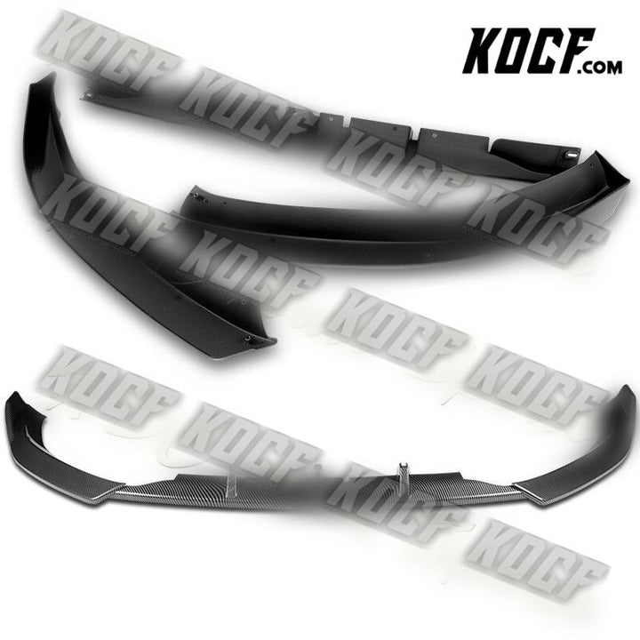 For 2008-2012 Audi A5 / Quattro STP-Style Carbon Look Front Bumper Spoiler Lip - KOCF.com - Car Parts