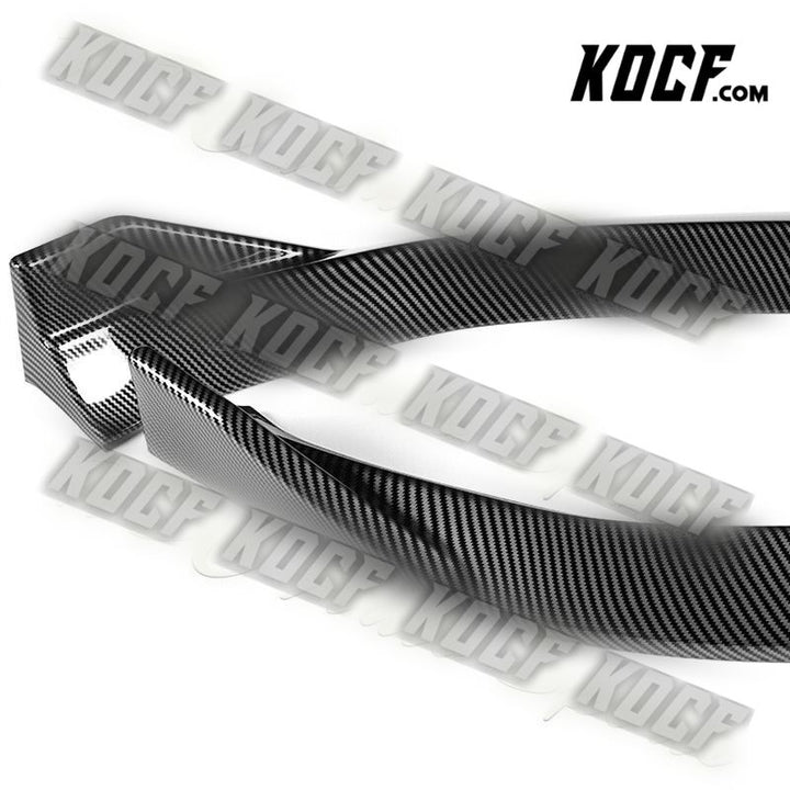 For 2008-2012 Audi A5 / Quattro STP-Style Carbon Look Front Bumper Spoiler Lip - KOCF.com - Car Parts