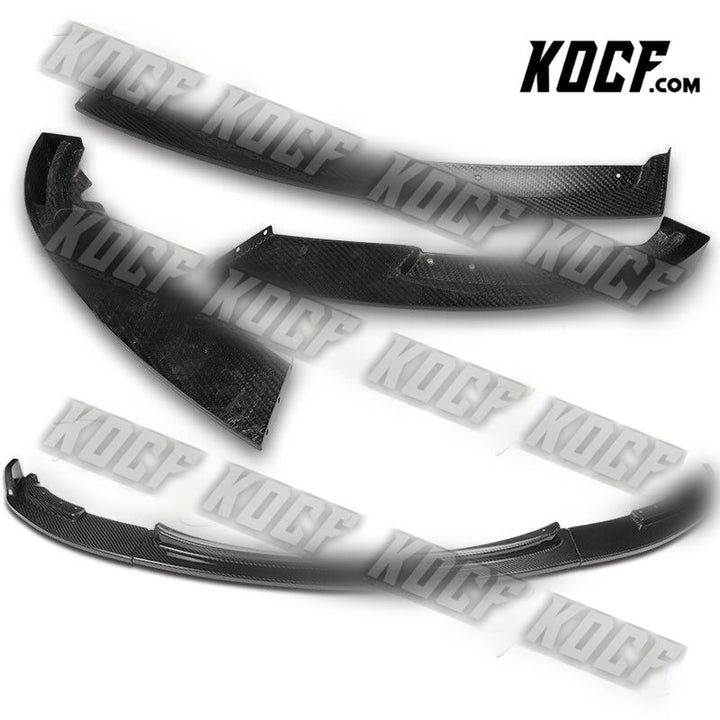 For 2008-2013 BMW E90 E92 E93 M3 Carbon Fiber Front Bumper Splitter Spoiler Lip - KOCF.com - Car Parts