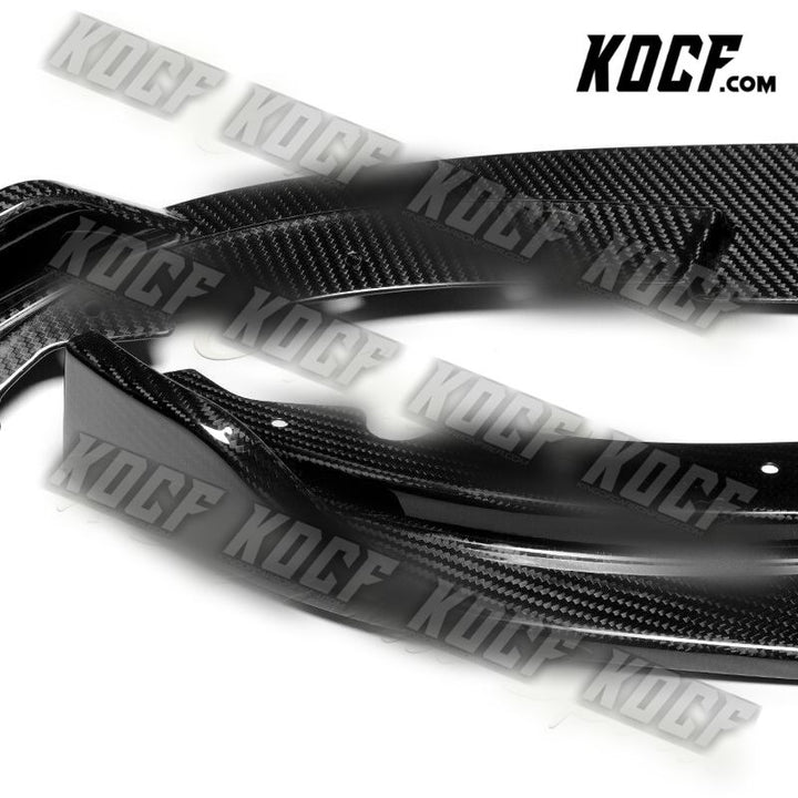 For 2008-2013 BMW E90 E92 E93 M3 Carbon Fiber Front Bumper Splitter Spoiler Lip - KOCF.com - Car Parts