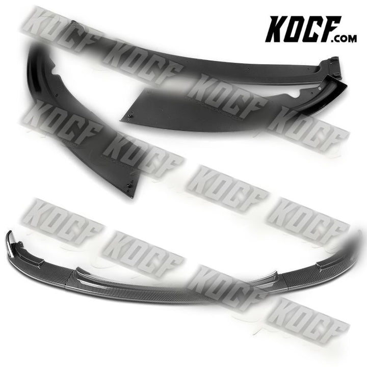 For 2008-2013 BMW E90 E92 E93 M3 Carbon Look Front Bumper Splitter Spoiler Lip - KOCF.com - Car Parts