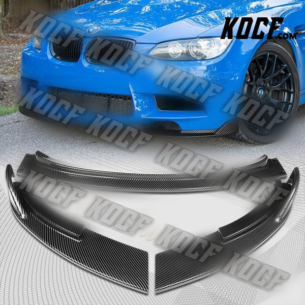 For 2008-2013 BMW E90 E92 E93 M3 Carbon Look Front Bumper Splitter Spoiler Lip - KOCF.com - Car Parts