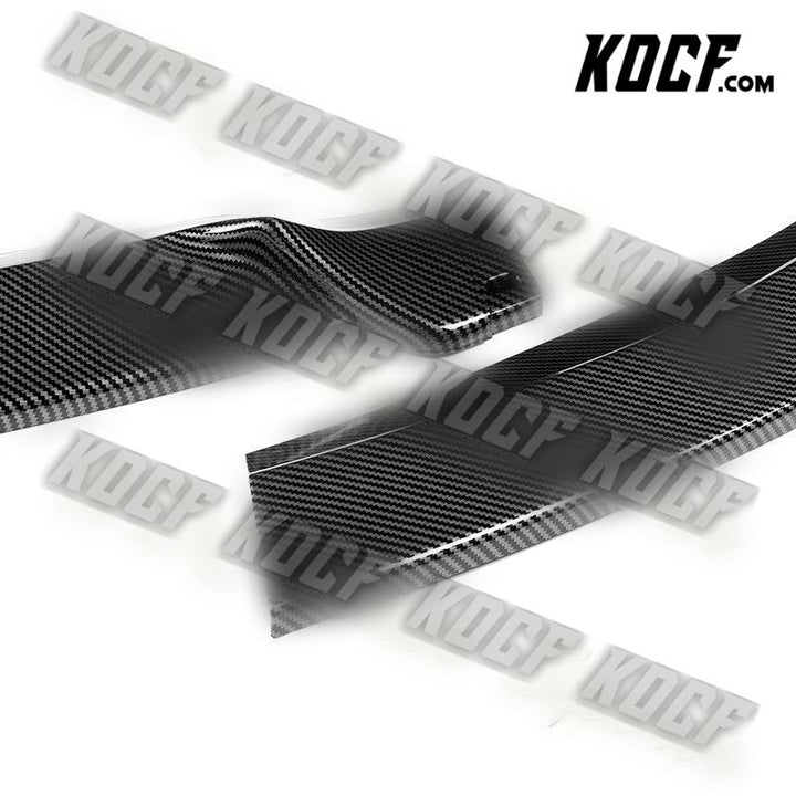 For 2010-2012 Hyundai Genesis Coupe Carbon Look Front Bumper Body Spoiler Lip - KOCF.com - Car Parts