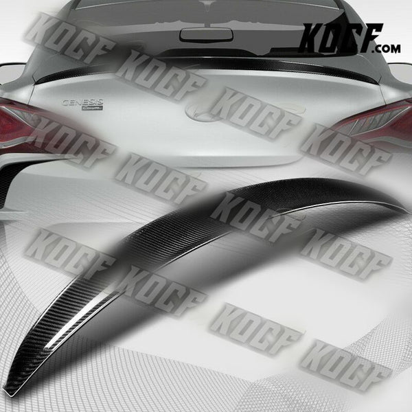 For 2010-2016 Hyundai Genesis Coupe 2DR OE-Style Carbon Fiber Trunk Spoiler Wing - KOCF.com - Car Parts