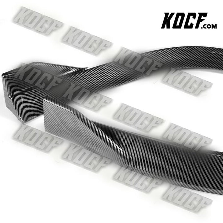 For 2011-2014 Dodge Avenger STP-Style Carbon Look Front Bumper Body Spoiler Lip - KOCF.com - Car Parts