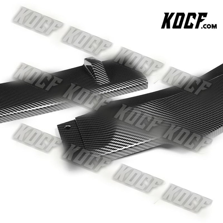 For 2011-2017 Honda Odyssey CK-Style Carbon Look Front Bumper Body Spoiler Lip - KOCF.com - Car Parts