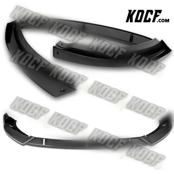 For 2012-2015 Volkswagen VW Passat Sedan Carbon Painted Front Bumper Spoiler Lip - KOCF.com - Car Parts