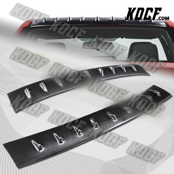 For 13-17 Toyota Corolla Sedan Carbon Style Shark Fin Rear Roof Spoiler Wing - KOCF.com - Car Parts