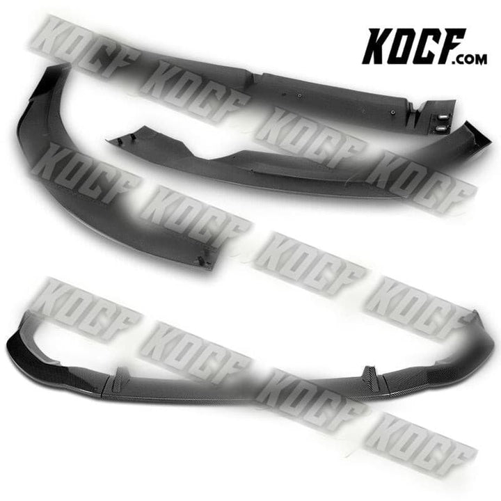 For 2020-2022 Audi A4 S4 B10 S-Line Carbon Painted Front Bumper Body Spoiler Lip - KOCF.com - Car Parts