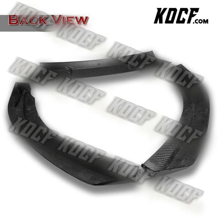 For 2011-2013 BMW 3-Series E92 E93 Real Carbon Fiber Front Bumper Spoiler Lip - KOCF.com - Car Parts