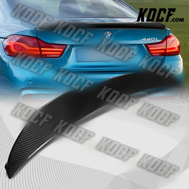 For 2014-2020 BMW 4-Series F32 Coupe PSM-Style Carbon Fiber Trunk Spoiler Wing - KOCF.com - Car Parts