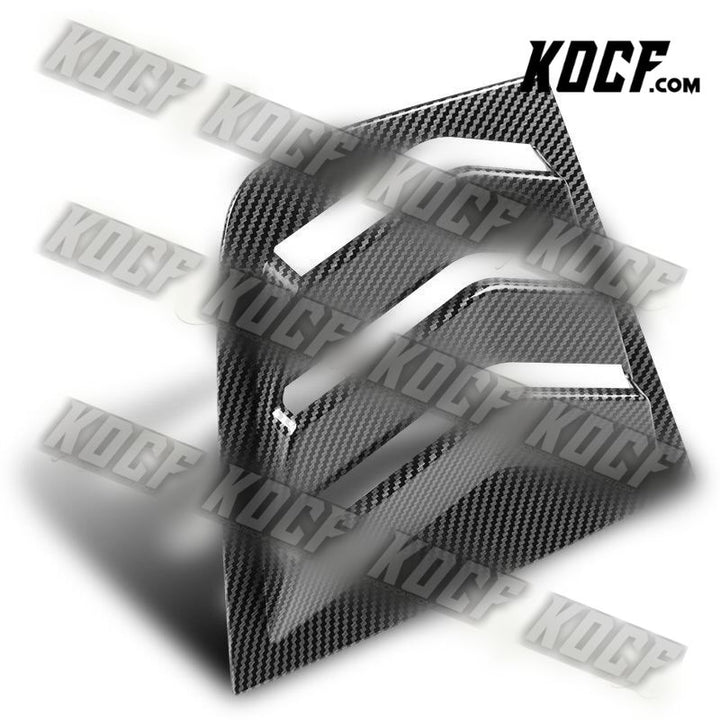 For 2011-2021 Dodge Charger Carbon Look Side Window Louvers Scoop Cover Vent 2pc - KOCF.com - Car Parts