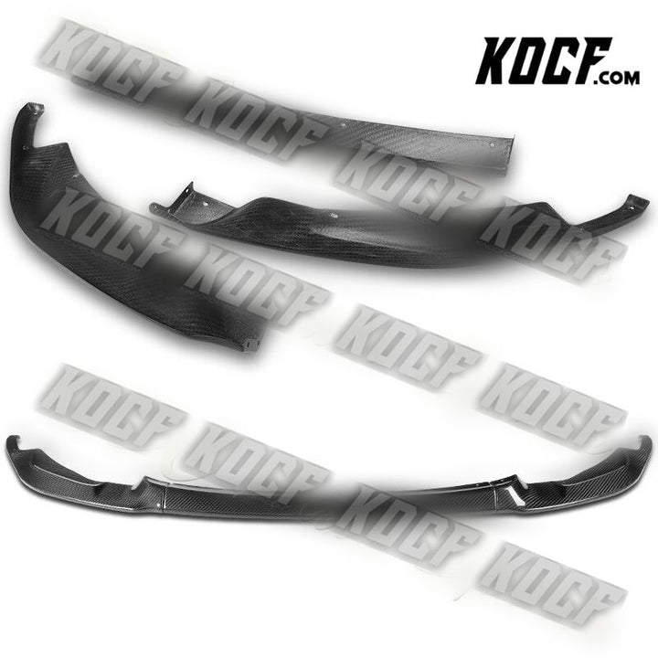 For 2015-2019 BMW F80 F82 M3 M4 GT-Style Carbon Fiber Front Bumper Spoiler Lip - KOCF.com - Car Parts