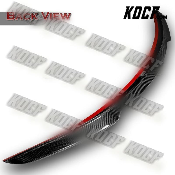 For 09-16 BMW Z4 E89 V-Style 100% Real Carbon Fiber Rear Trunk Lid Spoiler Wing - KOCF.com - Car Parts