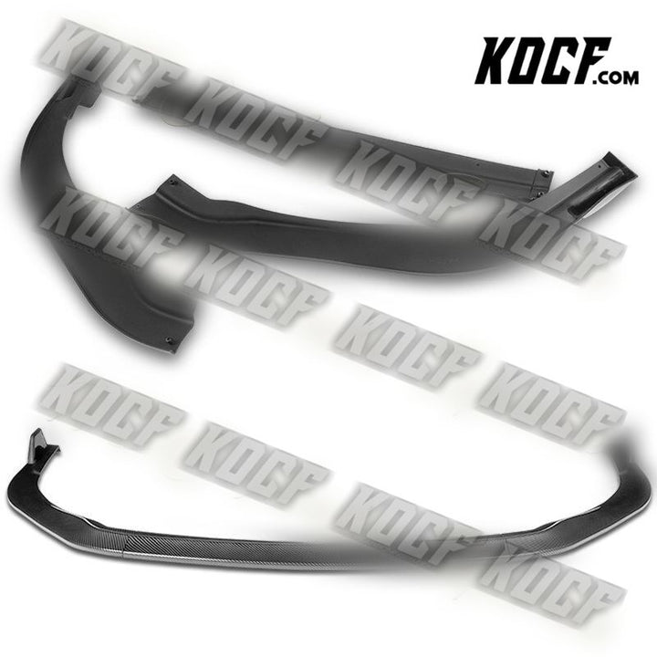 For 16-18 Lexus ES300H ES350 Carbon Look Front Bumper Body Splitter Spoiler Lip - KOCF.com - Car Parts