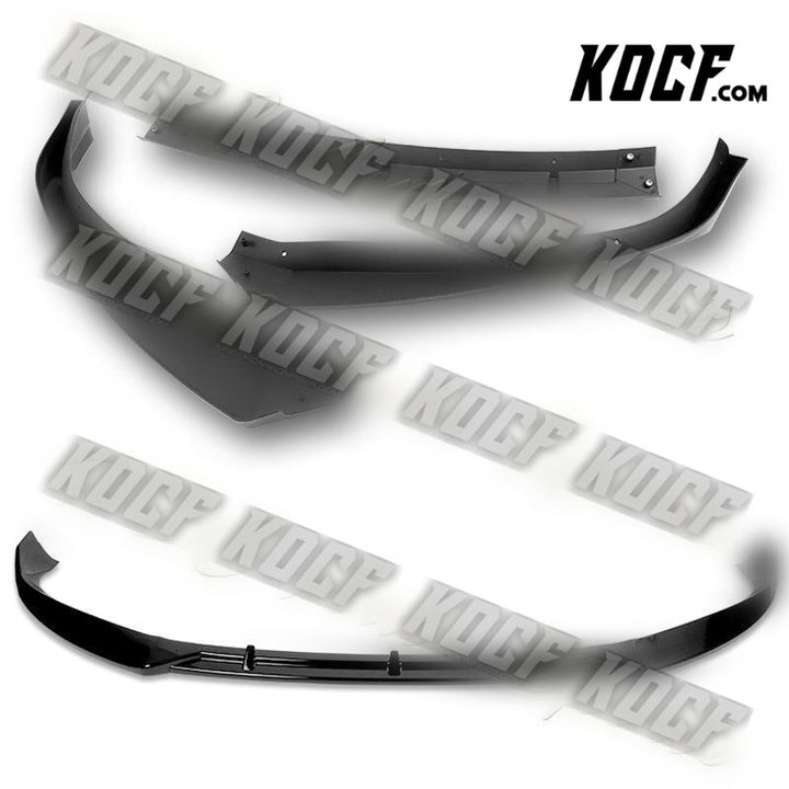 For 16-20 Tesla Model S Painted Black Front Bumper Body Kit Splitter Spoiler Lip - KOCF.com - Car Parts