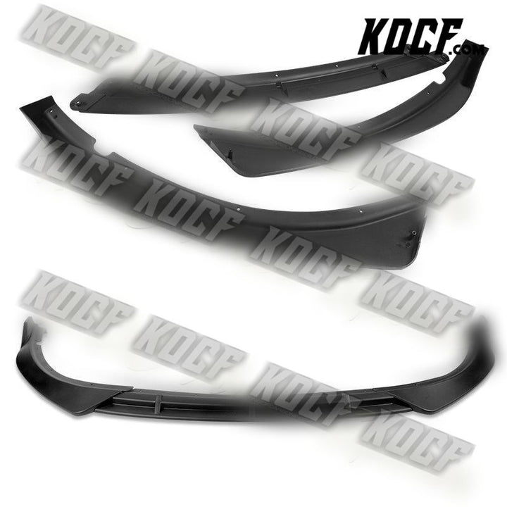 For 16-18 Kia Optima LX EX STP-Style Black Front Bumper Splitter Spoiler Lip Kit - KOCF.com - Car Parts