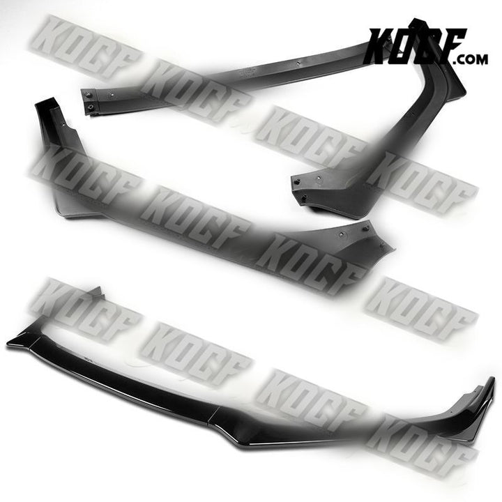 For 18-20 Subaru Legacy STi-Style Painted BLK Front Bumper Splitter Spoiler Lip - KOCF.com - Car Parts