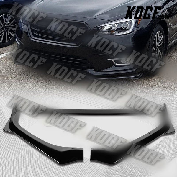 For 18-20 Subaru Legacy STi-Style Painted BLK Front Bumper Splitter Spoiler Lip - KOCF.com - Car Parts