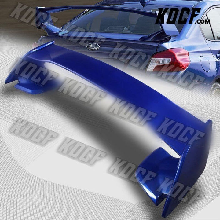 For 15-21 Subaru WRX STI OE-Style Painted Blue Pearl ABS Rear Trunk Spoiler Wing - KOCF.com - Car Parts