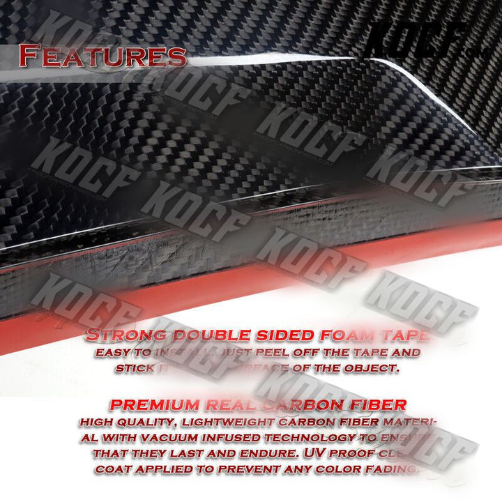 For 2019-2022 BMW G20 G28 3-Series M-Performance Carbon Fiber Trunk Spoiler Wing - KOCF.com - Car Parts