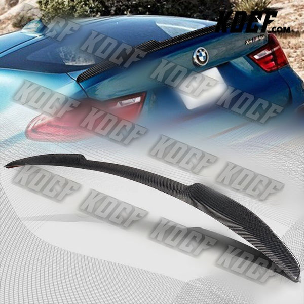 For 15-17 BMW X4 F26 V-Style 100% Real Carbon Fiber Rear Trunk Lid Spoiler Wing - KOCF.com - Car Parts