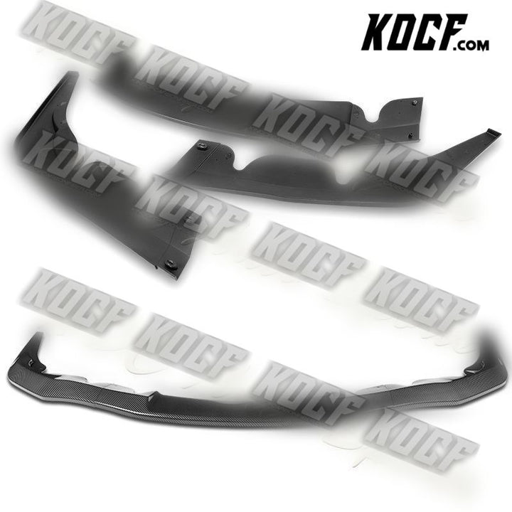 For 2019-2021 Toyota Supra A90 Carbon Painted Front Bumper Splitter Spoiler Lip - KOCF.com - Car Parts