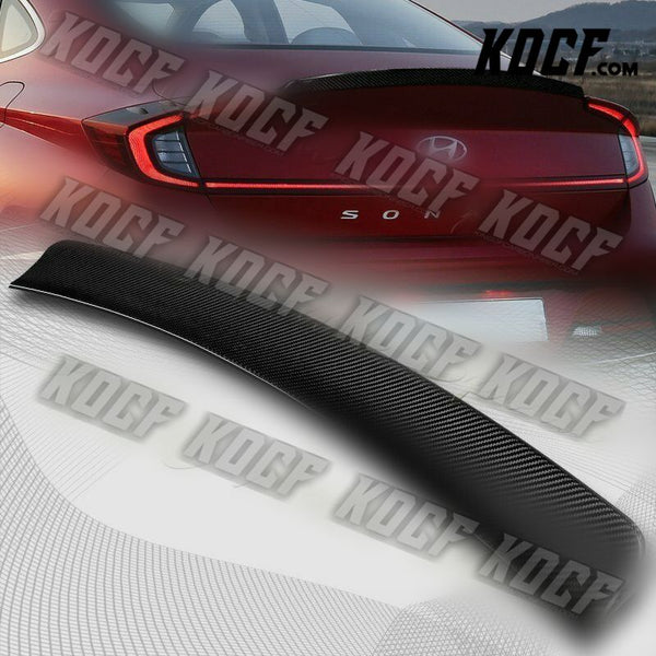 For 2020-2021 Hyundai Sonata OE-Style Real Carbon Fiber Rear Trunk Spoiler Wing - KOCF.com - Car Parts