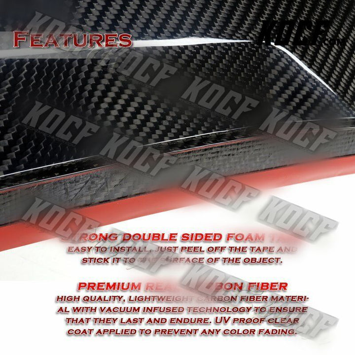 For 2020-2021 Hyundai Sonata OE-Style Real Carbon Fiber Rear Trunk Spoiler Wing - KOCF.com - Car Parts