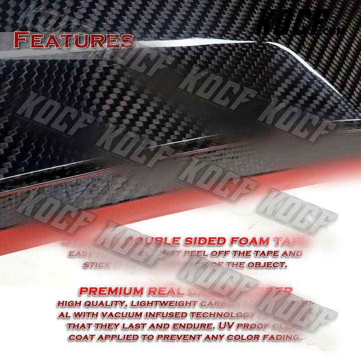 For 2007-2013 BMW 3-Series E93 Convertible PSM-Style Carbon Fiber Trunk Spoiler - KOCF.com - Car Parts