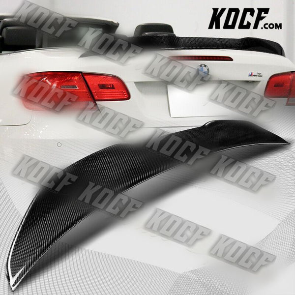 For 2007-2013 BMW 3-Series E93 Convertible PSM-Style Carbon Fiber Trunk Spoiler - KOCF.com - Car Parts