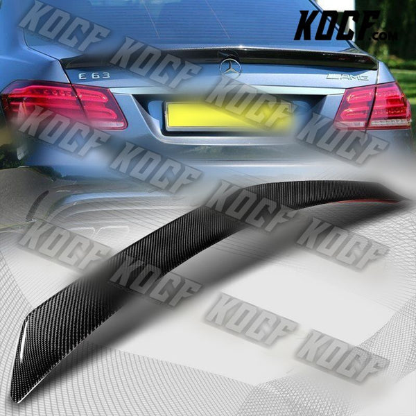 For 10-16 Mercedes E350 E400 E500 E63 W212 VT-Style Carbon Fiber Trunk Spoiler - KOCF.com - Car Parts