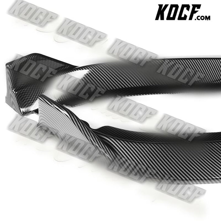 For 2019-2021 Volkswagen VW Jetta Carbon Look Front Bumper Splitter Spoiler Lip - KOCF.com - Car Parts