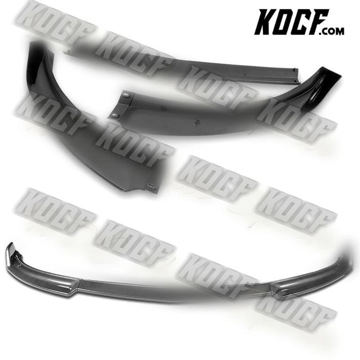 For 2007-2009 Infiniti G35 G37 4DR GT-Style Carbon Look Front Bumper Spoiler Lip - KOCF.com - Car Parts