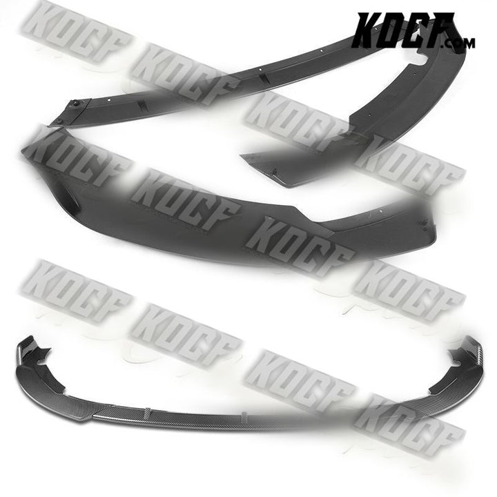 For 15-17 Hyundai Sonata Carbon Look STP-Style Front Bumper Splitter Spoiler Lip - KOCF.com - Car Parts