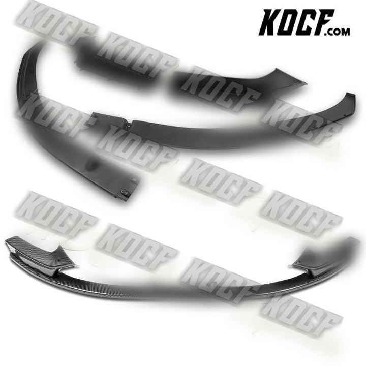 For 2014-2021 BMW 2-Series F22 F23 M-Sport Carbon Look Front Bumper Spoiler Lip - KOCF.com - Car Parts