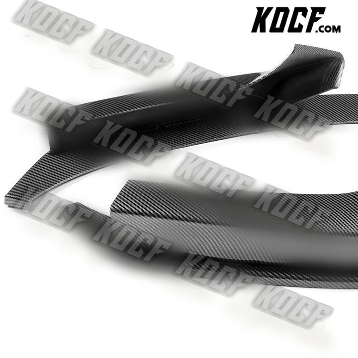 For 2014-2021 BMW 2-Series F22 F23 M-Sport Carbon Look Front Bumper Spoiler Lip - KOCF.com - Car Parts