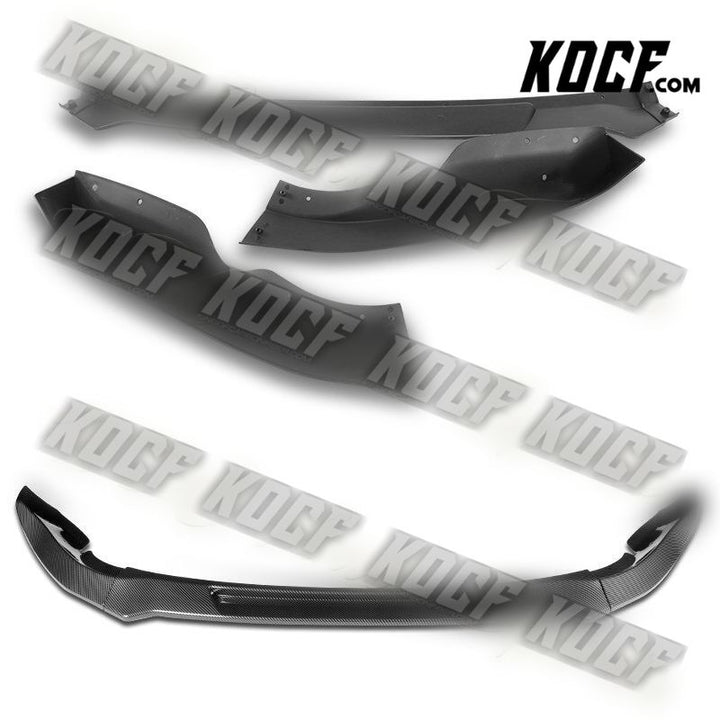 For 09-12 Nissan 370Z Z34 CT-Style Carbon Look Front Bumper Splitter Spoiler Lip - KOCF.com - Car Parts