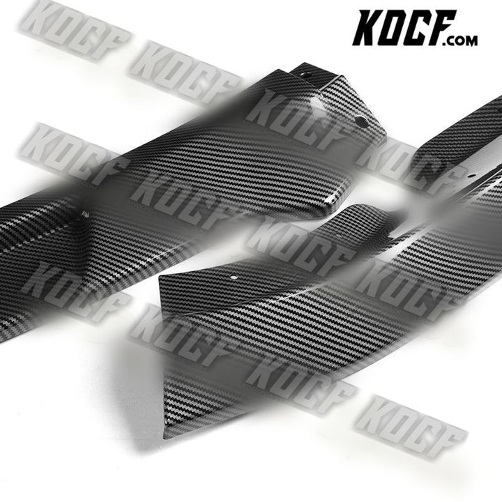 For 09-12 Nissan 370Z Z34 CT-Style Carbon Look Front Bumper Splitter Spoiler Lip - KOCF.com - Car Parts