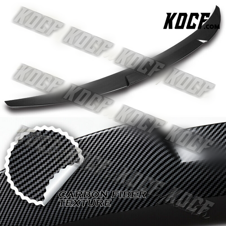 For 2014-22 Infiniti Q50 W-Power Carbon Painted V-Style Rear Trunk Spoiler Wing - KOCF.com - Car Parts