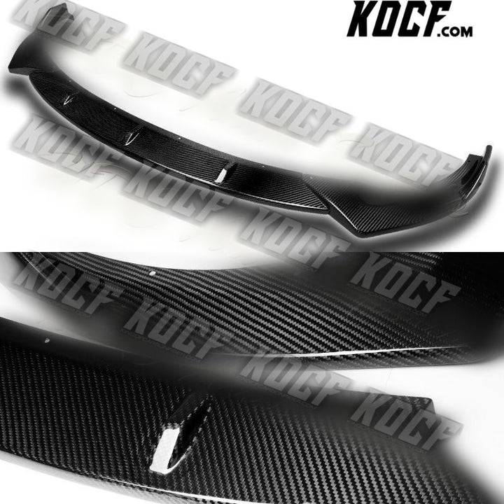 For 2013-2017 Hyundai Veloster Turbo Carbon Fiber Front Bumper Body Spoiler Lip - KOCF.com - Car Parts