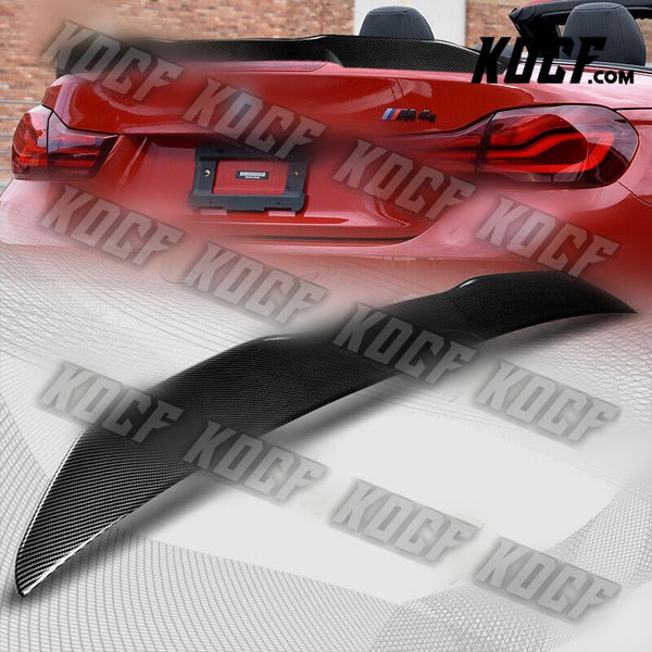 For 2014-2020 BMW F33 F83 Convertible W-Power Carbon Look PSM Trunk Spoiler Wing - KOCF.com - Car Parts