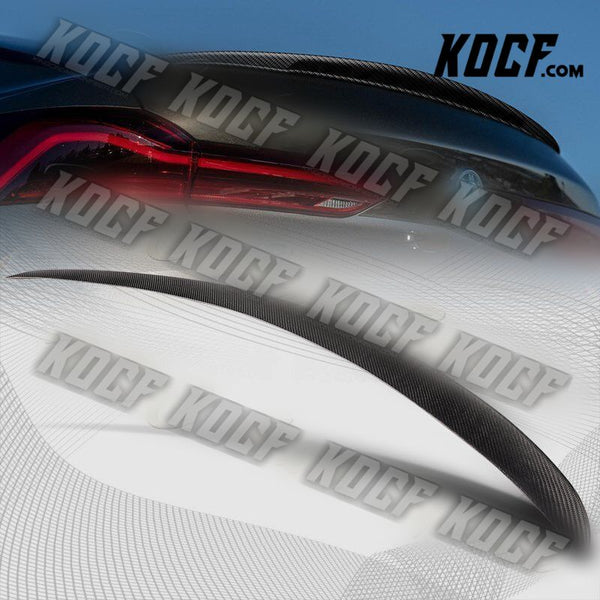 For 15-19 BMW F16 X6 P-Style 100% Real Carbon Fiber Rear Trunk Lid Spoiler Wing - KOCF.com - Car Parts