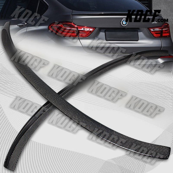 For 15-17 BMW X4 F26 Performance Style Real Carbon Fiber Rear Trunk Spoiler - KOCF.com - Car Parts