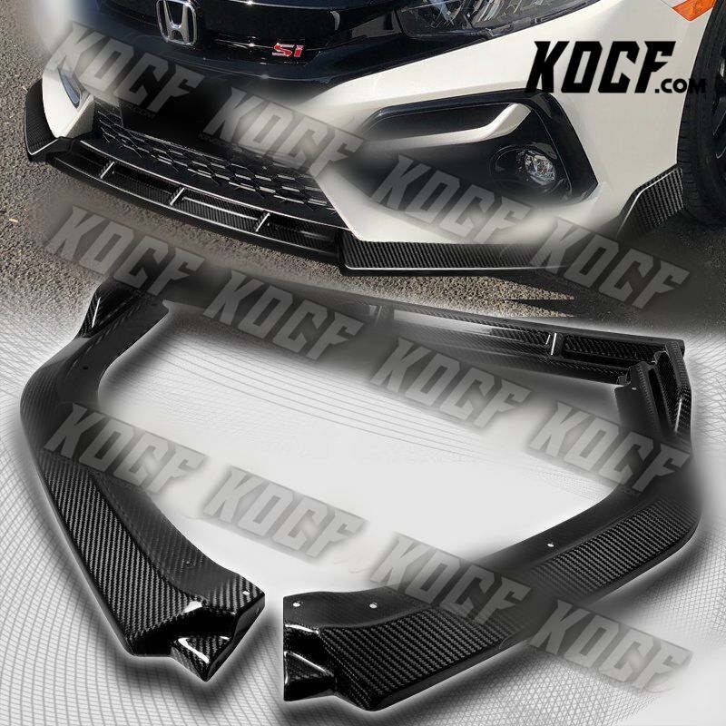 For 2017-2021 Honda Civic Si TR-Style Real Carbon Fiber Front