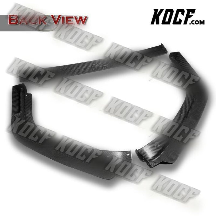 For 2017-2021 Honda Civic Si TR-Style Real Carbon Fiber Front Bumper Spoiler Lip - KOCF.com - Car Parts