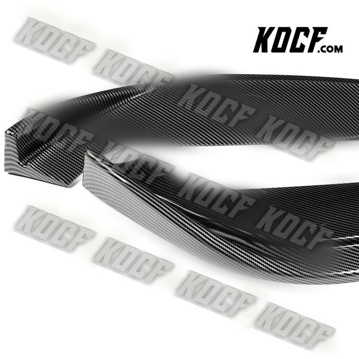 For 2001-2006 BMW E46 M3 H-Style Carbon Look Front Bumper Splitter Spoiler Lip - KOCF.com - Car Parts