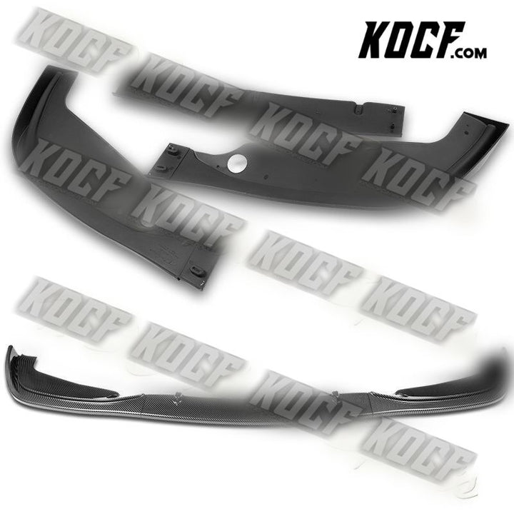 For 2001-2006 BMW E46 M3 H-Style Carbon Look Front Bumper Splitter Spoiler Lip - KOCF.com - Car Parts